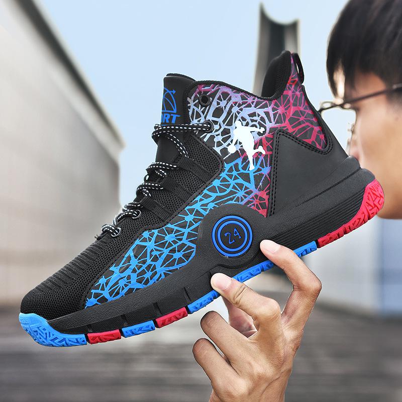 

Баскетбольные кроссовки Black Mamba 24 для мальчиков - Нескользящие со звуковой точкой, для спорта в начальной школе 40