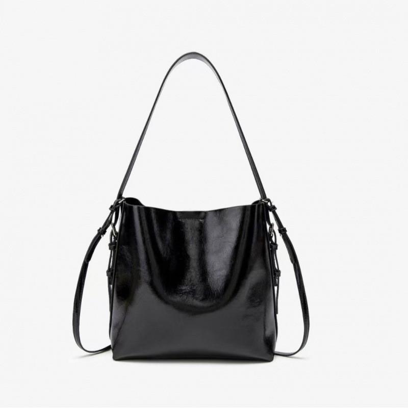 Za s Cross-border Women s Bag 2025 New Fashionable All-matching Large-capacity Single-shoulder Strap Bucket Underarm