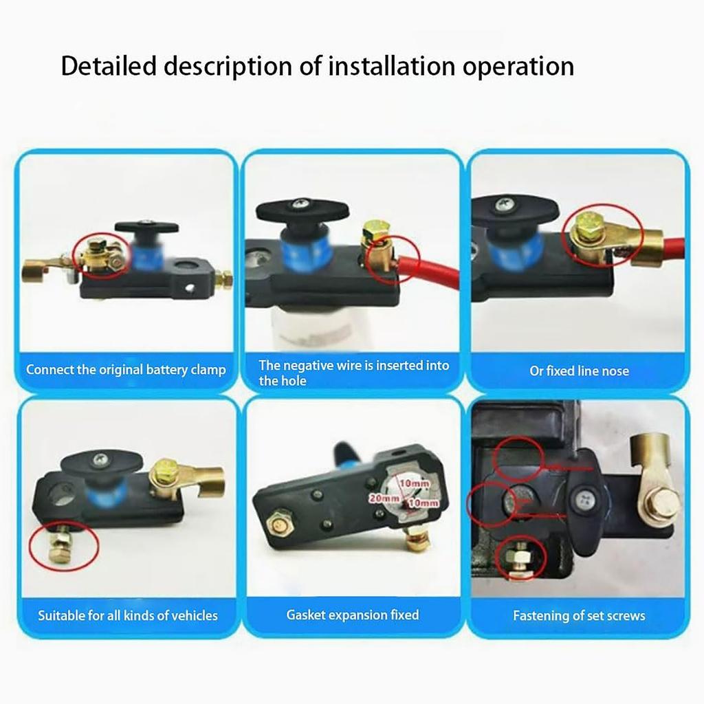 Hochleistungs-Batterietrennschalter für Auto, LKW, Autobatterie-Trennschalter, Aus-Schalter