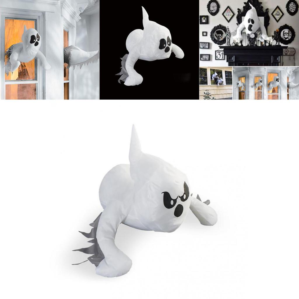 Expressive Window Collision Ghosts Perfect For Halloween Decorations