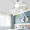 Ventilatore da soffitto con telecomando 30/40W LED Ventilatore da soffitto illuminato Ventilatore dimmerabile con timer Silenzioso 6 pale Presa Ventilatore da soffitto Lampada universale