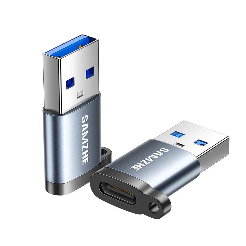 USB-A to Type-C Adapter & Data Cable