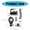 Railway Transparent Stamp Clear Stamp for Card Making Scrapbooking Album Photo Decorations Train Silicone Stamp Seals