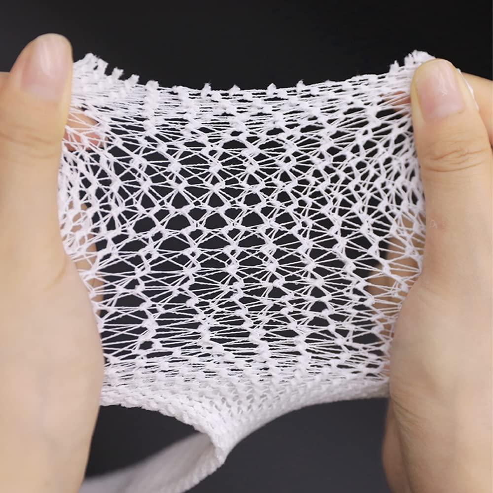 1 Roll Elastic Net Wound Dressing Net Tubular Bandage Mesh Tubing Tubular Gauze Fix Breathable Bandage Retainer For Adults Body