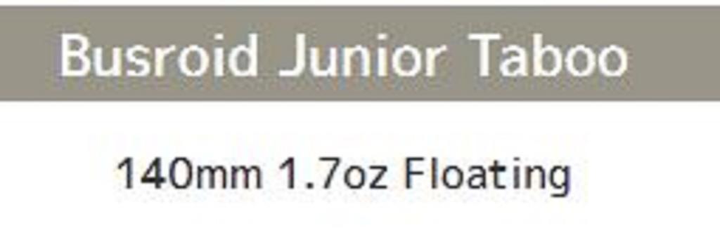 Imakatsu IK Bassoid JR Taboo 3DR 140mm Floating Lure 642 (6970)