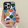 Mirror Phone Case for iPhone 15 11 13 14 for 15 16 Pro Max 12 13 16 Pro Cloud Flower and Animal Cute Style Phone Case