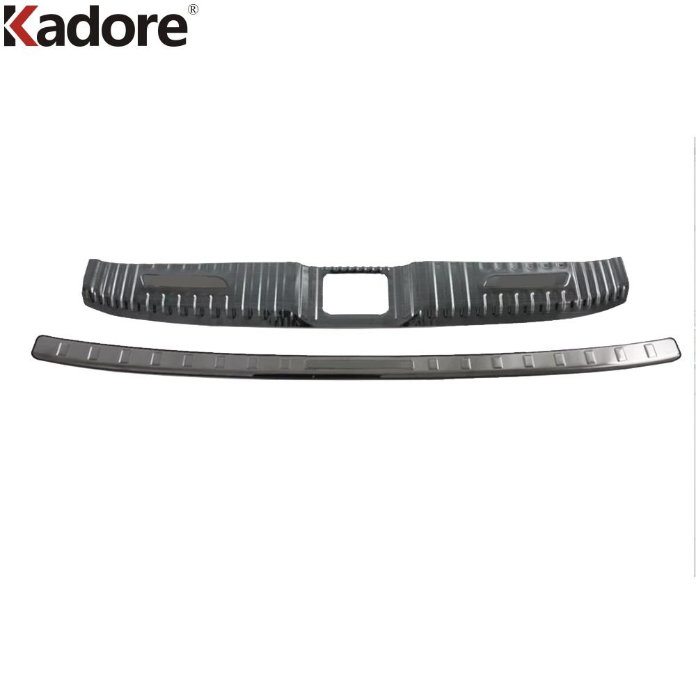 For Honda HR-V e:HEV e:Ny1 RV5 Vezel -2024 2025 Steel Car Rear Trunk Bumper Cover Trim Tailgate Door Sill Plate Accessories