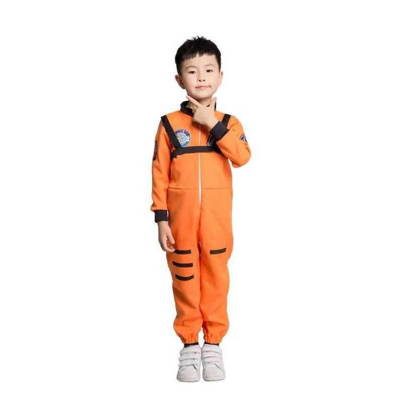 Halloween Spacesuit Performance Costume Children's Day Cosmonaut Pilot Child Firefighter Costume Peter Pan