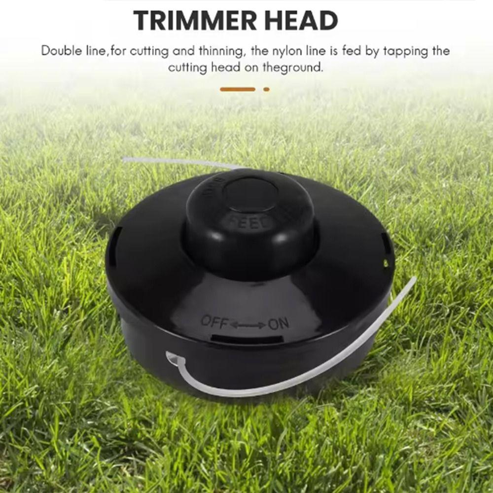 Gehärteter Kunststoff Rasentrimmerkopf Ersatz Hochleistungs-Unkrautentfernungswerkzeug Benzin Freischneider