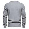 Waffle Henley T-Shirt Men Long Sleeve Basic Breathable Men's Tops Tee Shirts New Autumn Casual Solid Color Button T Shirts