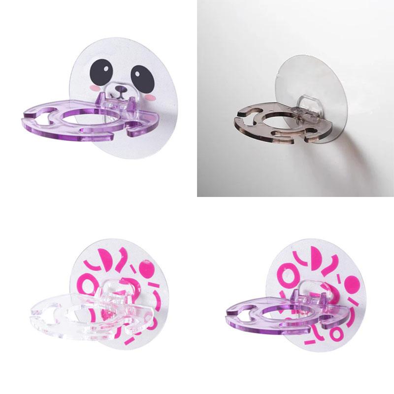 1/4Pcs Home Toothbrush Holder Rack Durable Material Reusable Carrying Holder Suitable For Bathroom Decoration