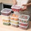 With Lid Trasparent Crisper Sealed Rectangular Microwave-heated Lunch Boxes