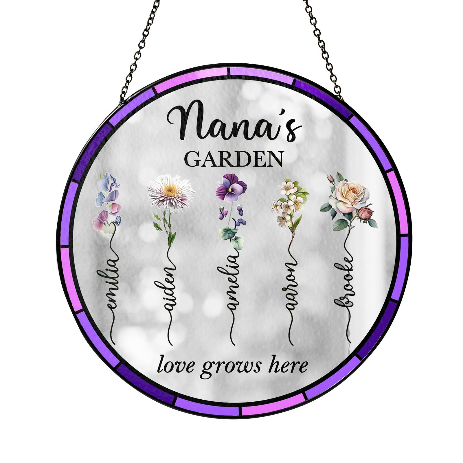 

Acrylic Flat Pendant Spring Popular Series Chain Holiday Pendant Gift Christmas Decoration One Size