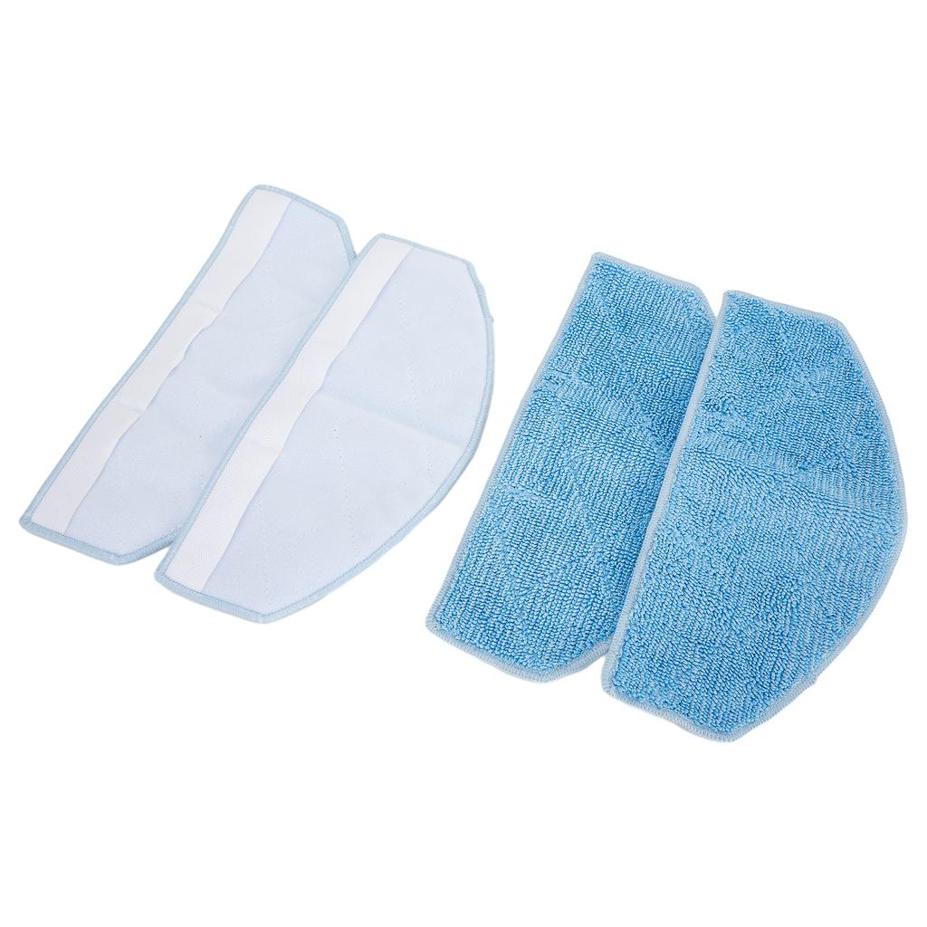 10/4 Stück Mikrofaser-Waschlappen Wischmopp-Pads für Tikom G8000 Pro/Honiture G20 Saugroboter Haushaltsreinigungswerkzeuge