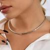 1 Simple Glossy Personality Temperament Women's Collar