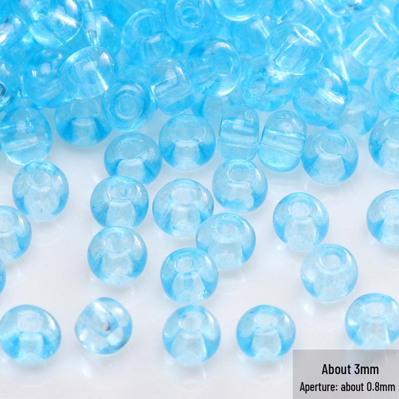 Blauer Glas-Reiskorn-Haarnadel: Handgefertigter Schmuck-Accessoire im antiken chinesischen Stil