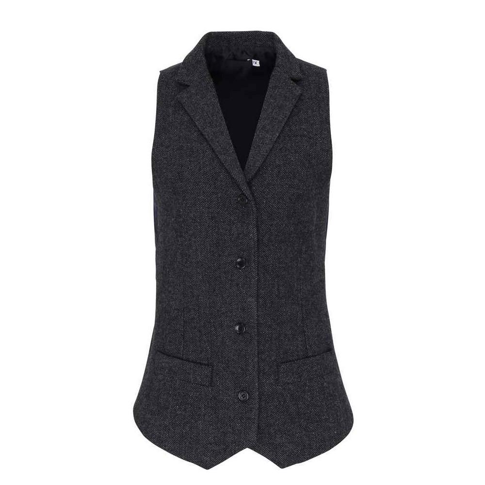 Premier Womens/Ladies Herringbone Waistcoat
