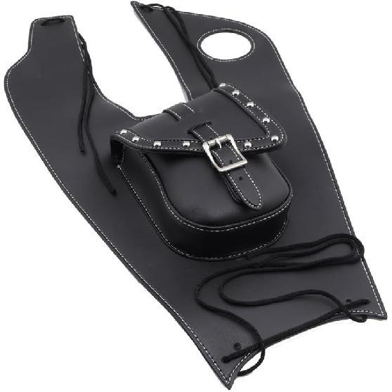 Motorrad Schwarz Kunstleder Tankdeckel Panel Tasche Benzintanktasche Für Honda Shadow 750 C2 C4 RC50 RC53 2004-2011