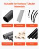 Auto Heat-Shrink Tube Cutter, Automatic Pipe Cutting Machine with LCD Display, 1mm-20mm Cutting Diameter, 0.1mm-99999.9mm Cutting Length, Ideal for