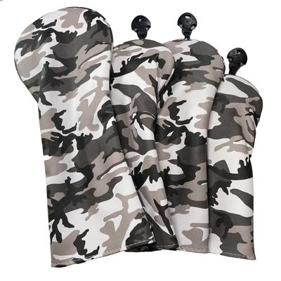 Camouflage Headcovers (Set of 4) for DR (460cc) / FW2/UT1, Available In 4 Colors (Black)
