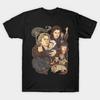 Men Black Print T-shirt I'M A Big Wizard No-Cut Heat Transfer Print Cotton Tshirt
