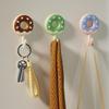 Creative Self-Adhesive Wall Decorative Hook Multifunctional Donut Hook No Drilling Keychain Bathroom