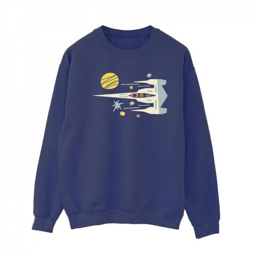 Star Wars Womens/Ladies The Mandalorian Cutout Ship Sweatshirt