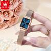 OLEVS Watch Women New Watch Casual Fashion Quartz Wristwatch Waterproof Luminous Date Square Watch Ladies Gifts