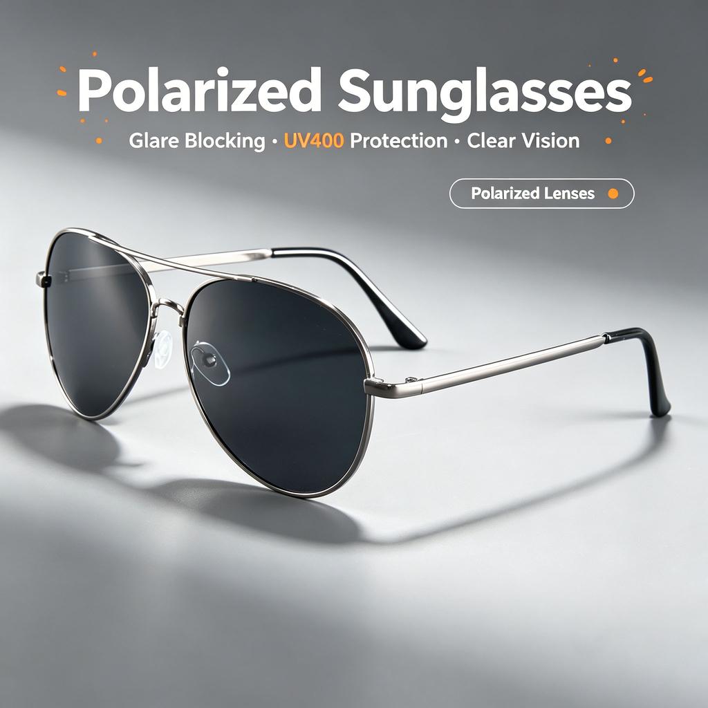 Man's Driving Polarized Sunglasses Pilot Toad Frame Myopia Glasses UV400 Anti UV Motorcycle Beach Shades Eyewear 0 To -4.0