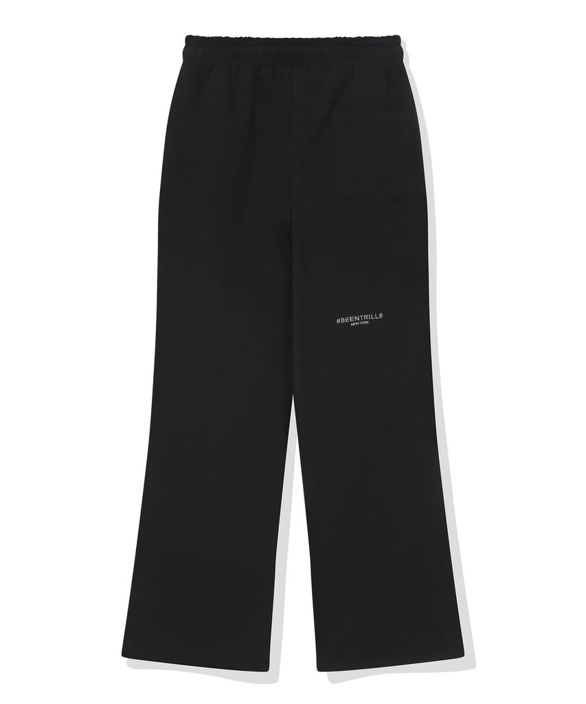 BEENTRILL Women'S Essentials Hashtag Logo Fleece-Lined Sweatpants (Black)