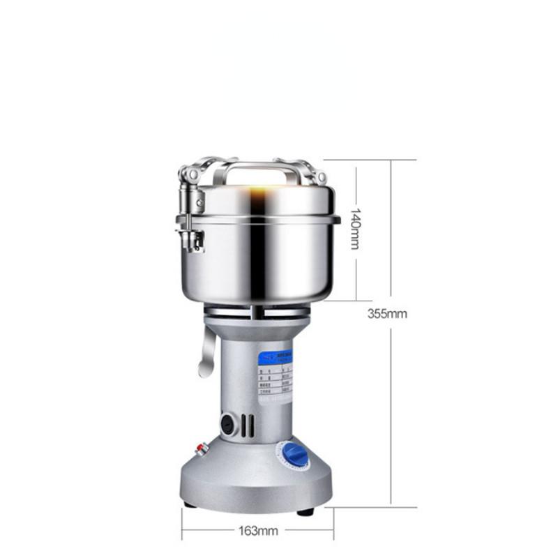 

550 Вт Бытовая электрическая кофемолка для порошка Портативная из нержавеющей стали Ультратонкая кофемолка Камеры из чистой меди Корпуса из пищевой стали Кухонная машина