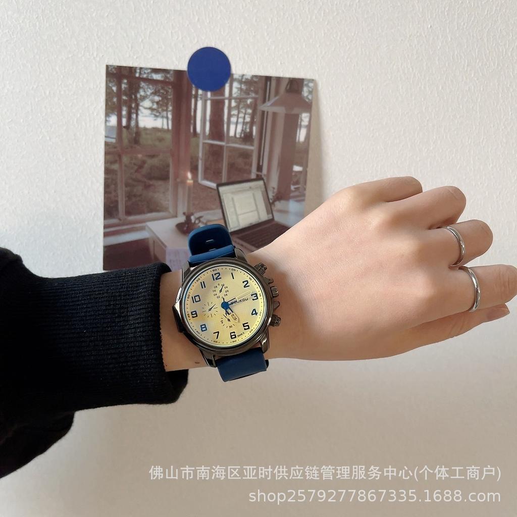 Trend Watch Male Teen Female Student Simple Casual Sports Silicone Neutral Watch