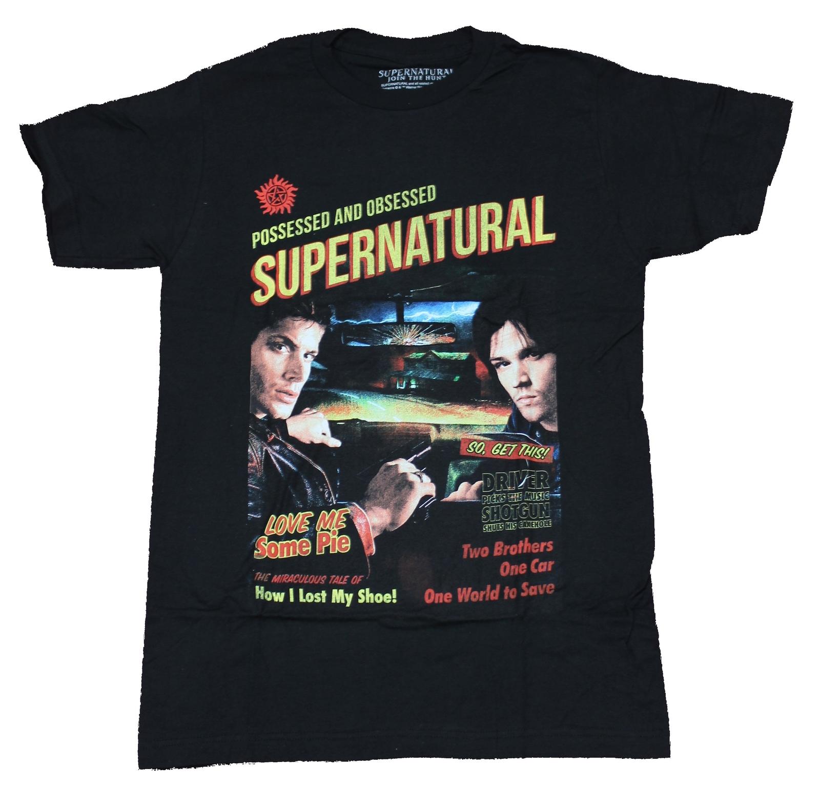 Supernatural Adult New T-Shirt - End of The Road Tour Two Sided Full Color XXXL