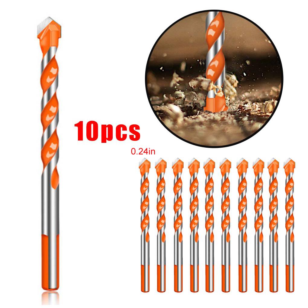 Glass Drill Bit Set Triangular Non-slip Ceramic Tile Punching Drilling Hole Openers Alloy Tile Punching Tools