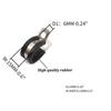 Universal 40PCS 1 Inch Stainless Steel Cable Clamp Rubber Cushioned Insulated Clamp Metal Clamp Tube Holder for Tube Pipe or Wire Cord Installation