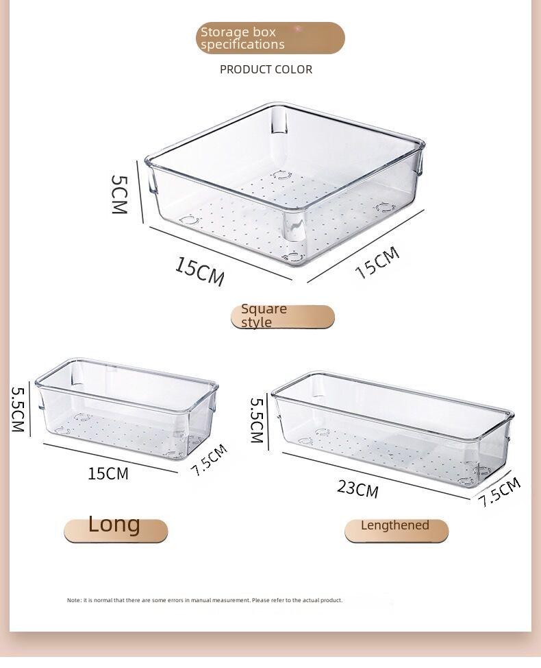Jewelry Storage Box with Anti-Oxidation for Earrings, Necklaces, and Rings - Transparent Drawer Organizer