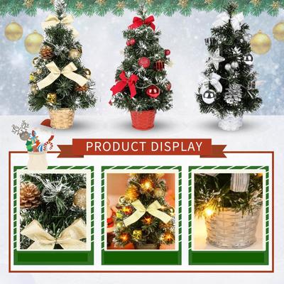 Künstlicher Tisch-Weihnachtsbaum, Dekoration für den Festival-Miniaturbaum, 40 cm