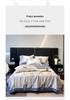 Printed Tencel Summer Quilt 4-Piece Set - Cooling Ice Silk for Naked Sleep, Smooth Gift Quilt