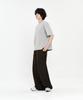 SIGNATURE Single-Pleat Wide Slacks [Deep Brown]