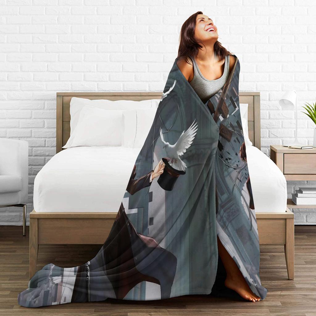 Lord Of The Mysteries Blanket Quality Warm Soft Throw Blanket Winter Kids Adult Couch Chair Sofa Bed Pattern Bedspread