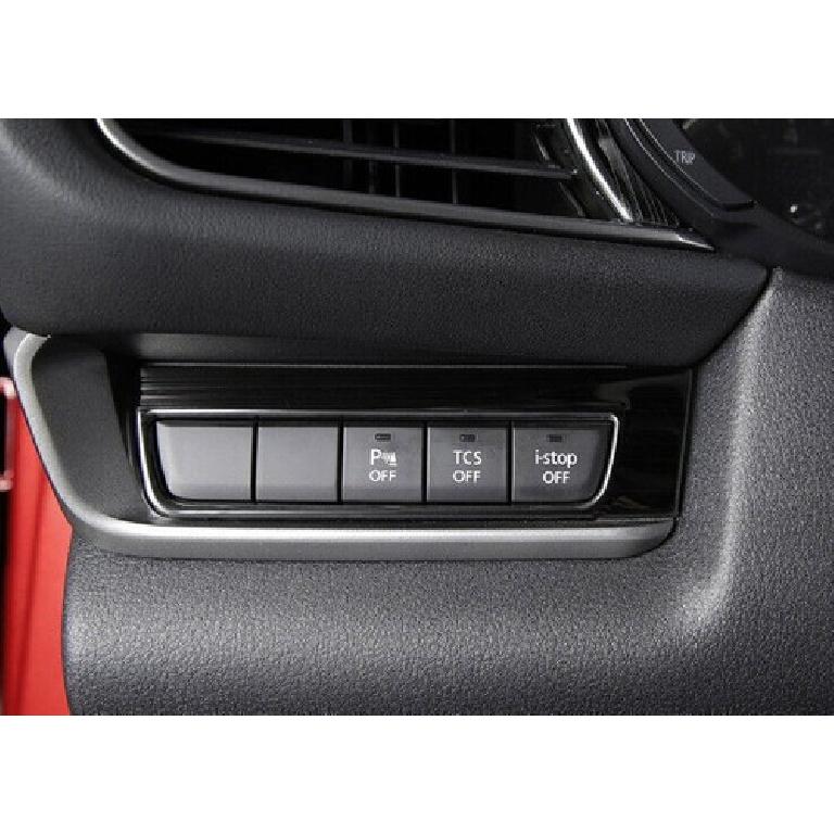 For Mazda CX-30 2020-2023 Black Titanium Driver's Side Dash Control Cover Trim