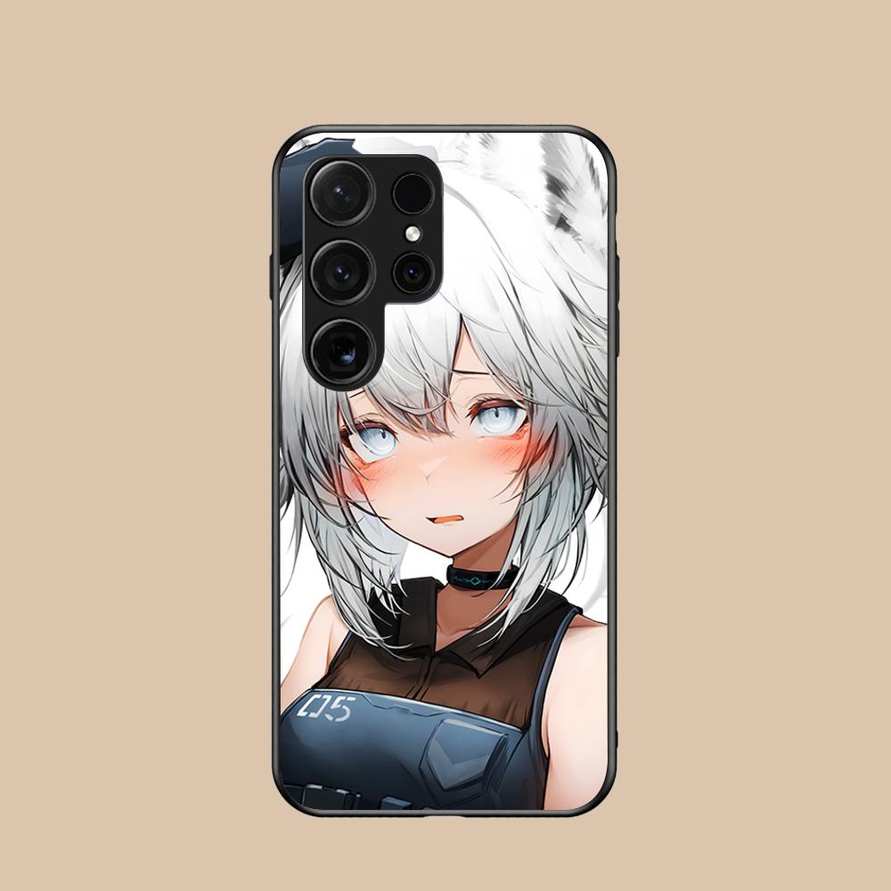 Arknights Grani Glas-Handyhülle für Samsung Galaxy A56 55 54 53 52 51 36 35 34 23 16 15 5G, farbenfrohe Hülle