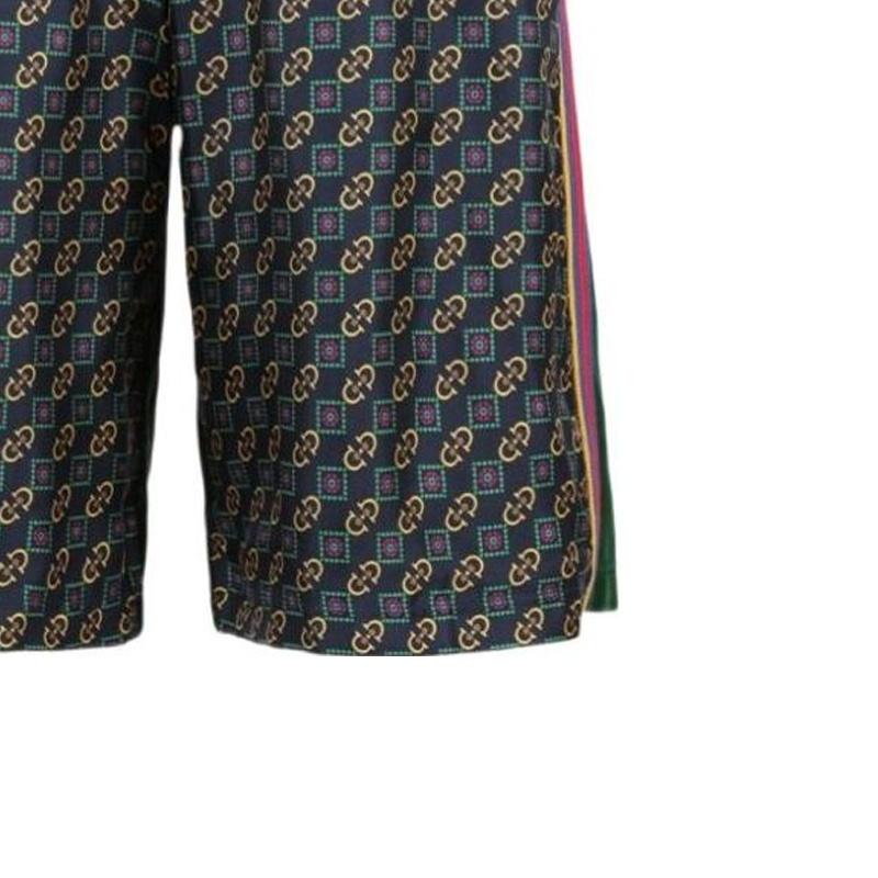 GUCCI Horsebit And Basketweave Cotton Shorts Men's 572728-XJA4Y-4823
