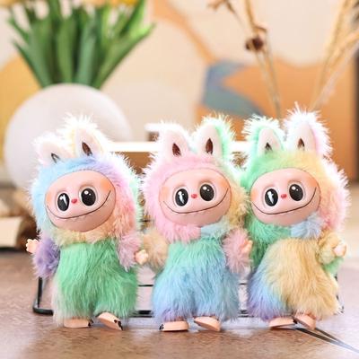 Cute and Adorable Rubber Plush Rabbit Pendant, Plush Toy Doll, Colorful Little Rabbit Bag, Hanging Decoration, Keychain Doll