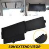 1X Visor Car Sun Extension Extender Shield Window Shade Block Anti-glare Anti-UV
