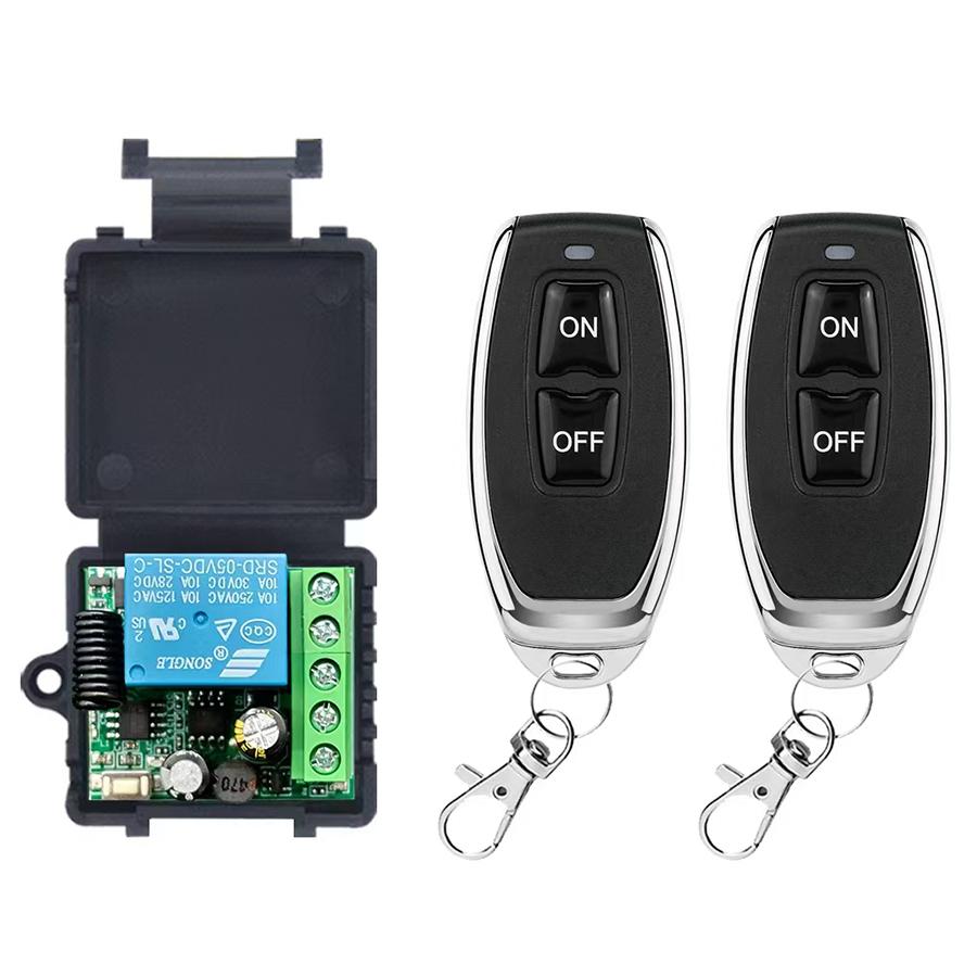 433MHz Remote Control for Electronic Door Lock LED Dry Contact Switch Module Wireless Access Control DC 5-24V 10A Relay Breaker