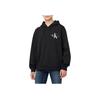 Calvin Klein Letter Print Hooded Sweatshirt Unisex Sweatshirt Black J327360-BEH