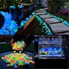 600-Piece Night Guide Colorful Garden — -in-the-Dark Pebbles, -Colored For Outdoor Decoration