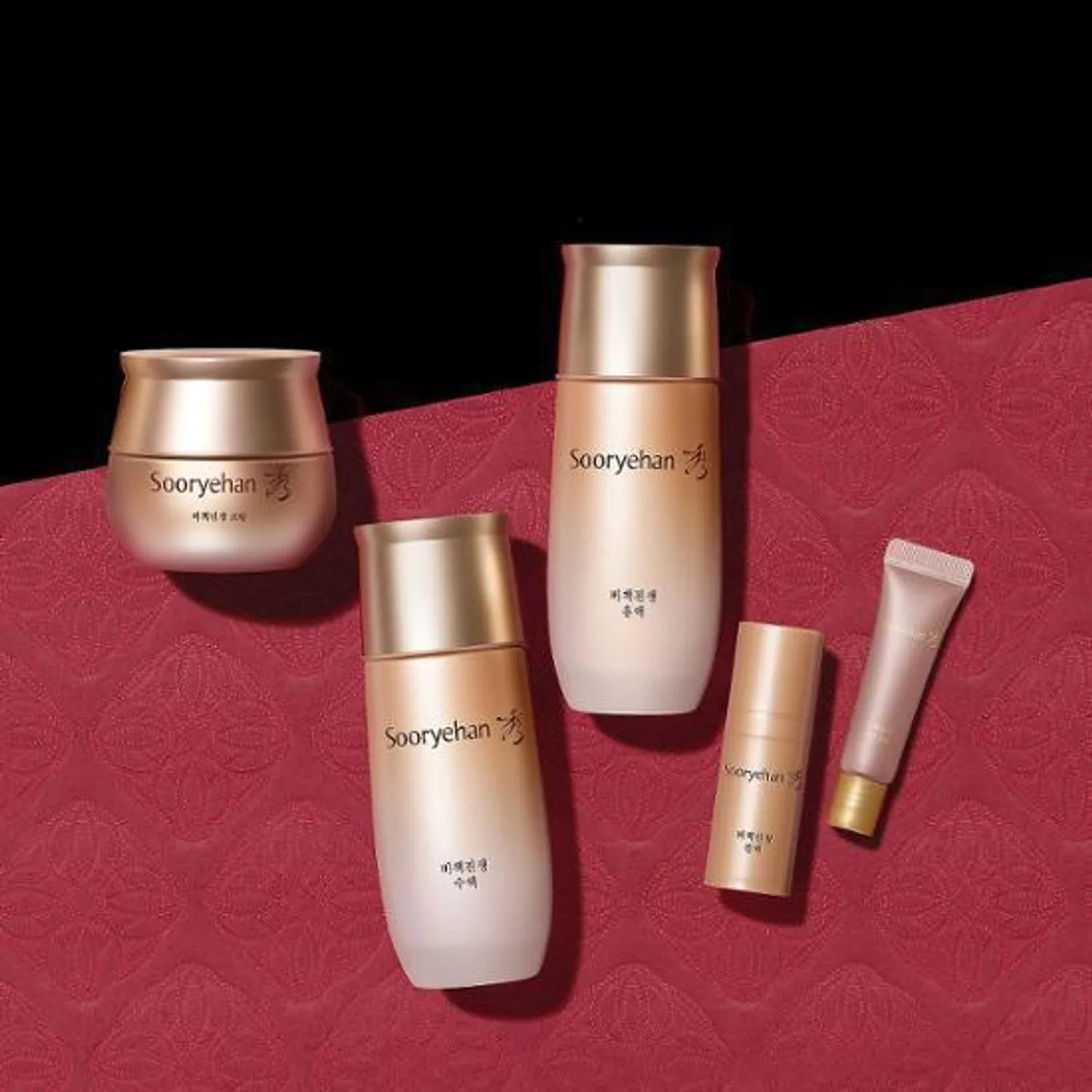 Set Sooryehan Bichaek True-Rejuvenating Toner80ml Lotion80ml Cream30ml 80ml + 80ml +30ml