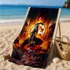 Dark Warrior's Mortal Kombat Beach Towel, Quick-drying, Easy to Care for, Suitable for Both Fitness and Beach Vacations,Sports Essential